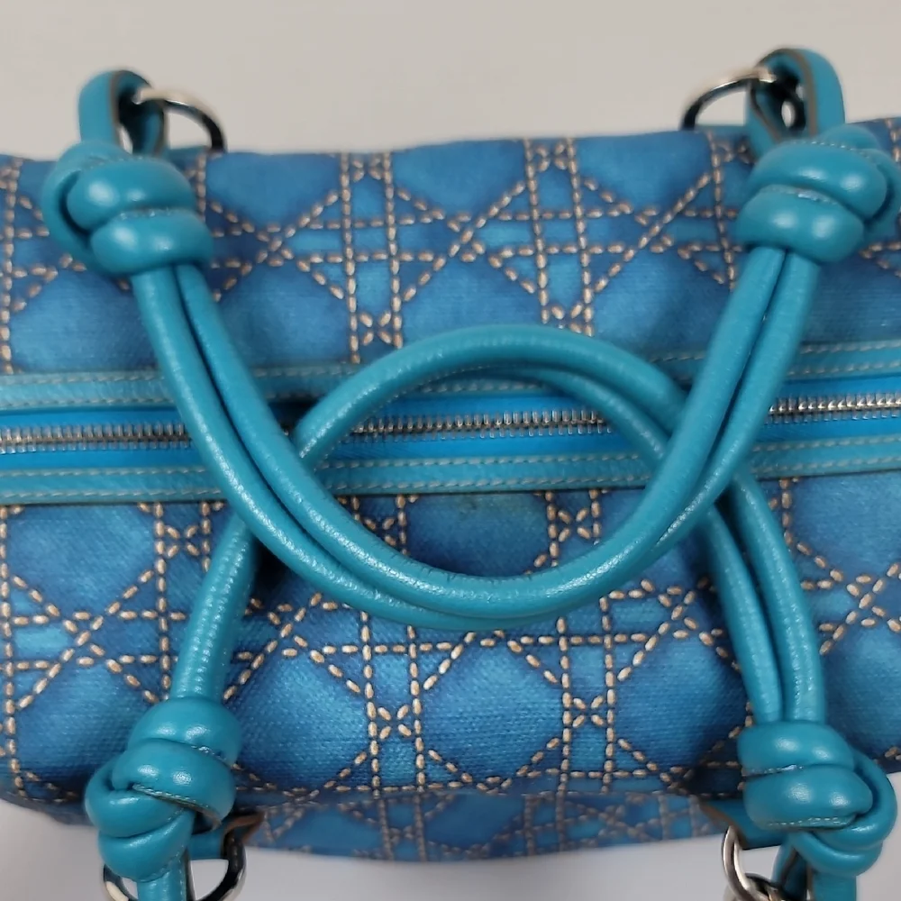 Blue Designer Handbag - Picture 4 of 15